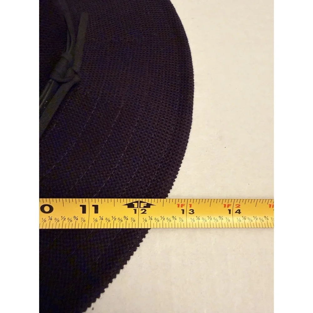 NWT Wyeth Anthropologie Winona Packable Panama Hat Black Leather Trim‎ One Size
